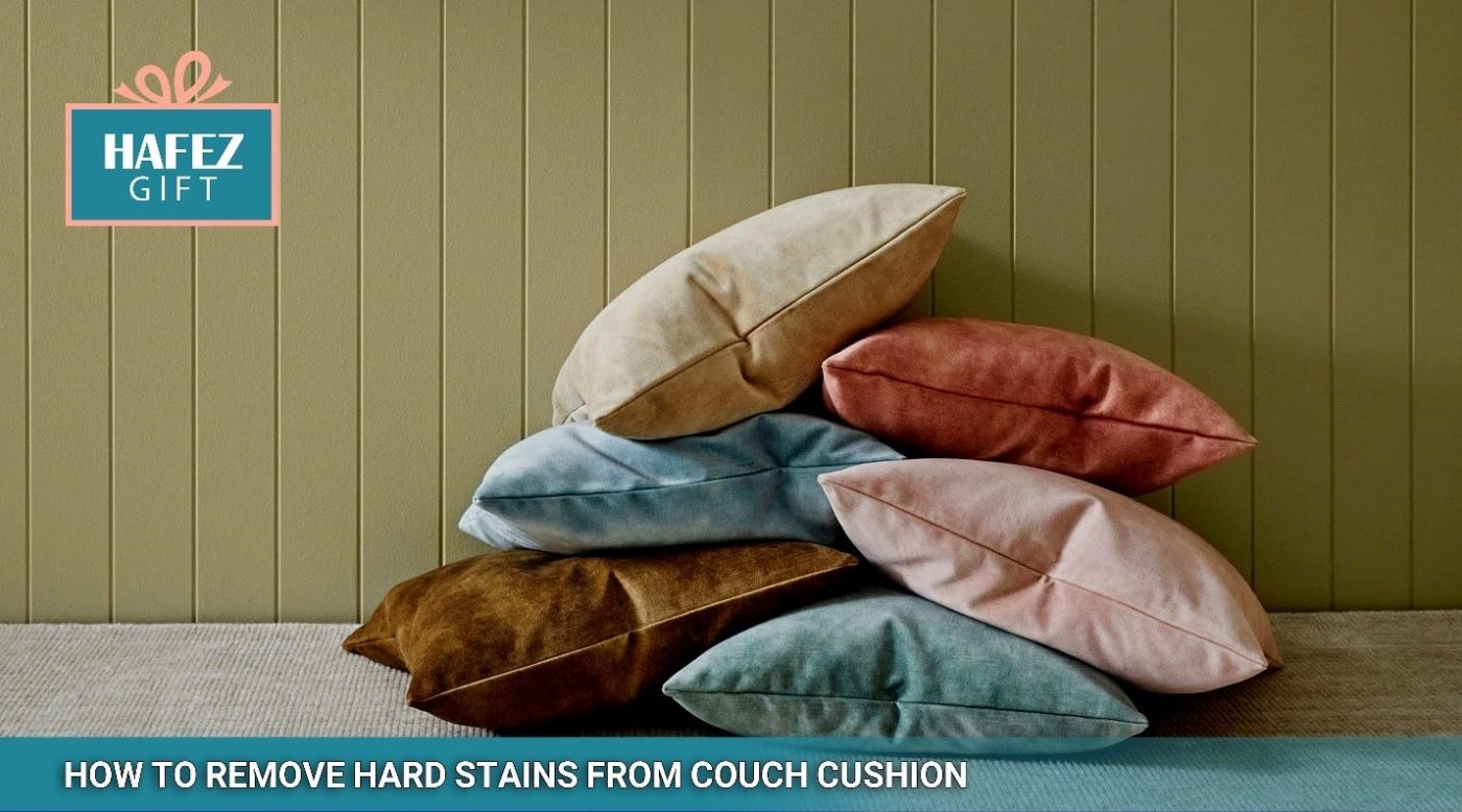 How to remove hard stains from couch cushion