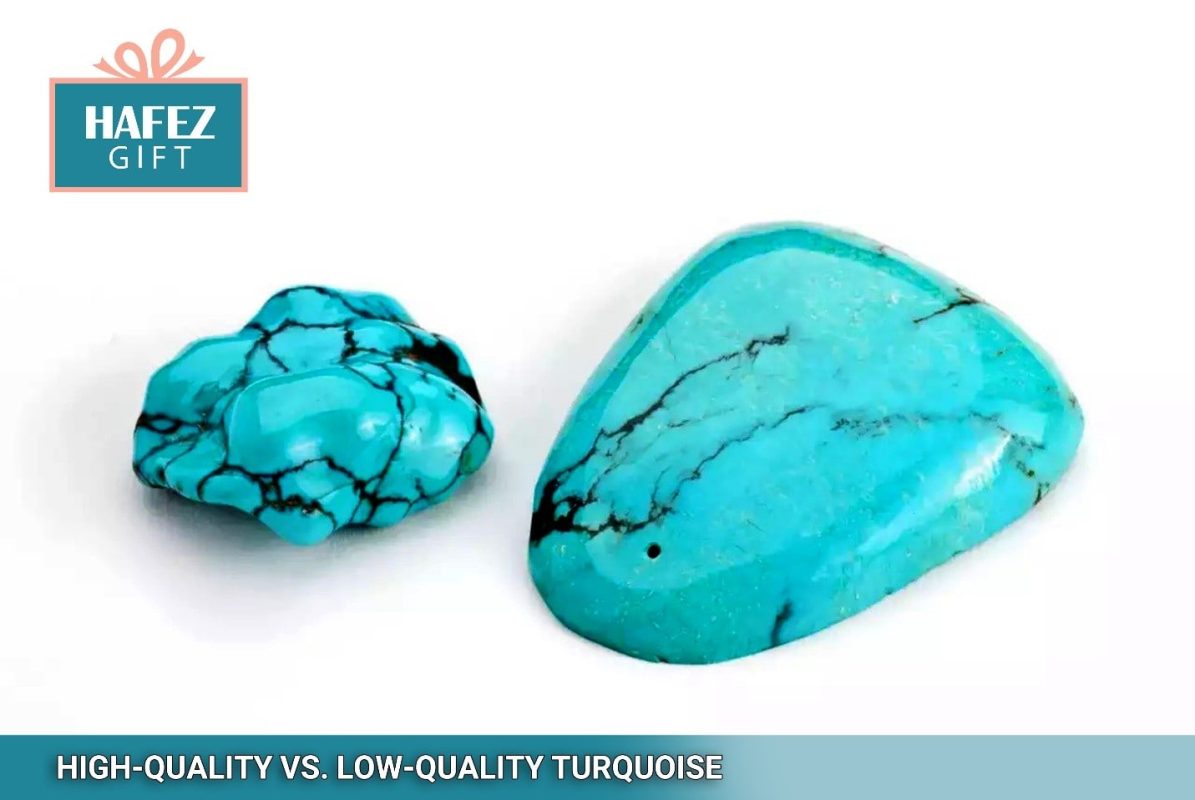 High-Quality vs. Low-Quality Turquoise