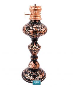 Persian Hand Engraved, Copper Lamplight, Chamber Oil (2 PCs)