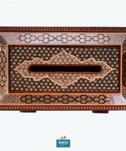 Persian Marquetry, Khatam Kari, Tissue Box, Treasure Design