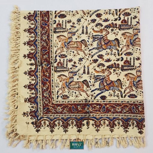 Persian Qalamkar, Tapestry, Tablecloth, Polo Design