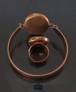 Ring & Bracelet Copper Persian Set, Shine Design