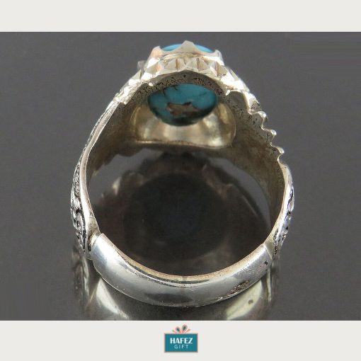 Silver Turquoise Ring, Marvel Design