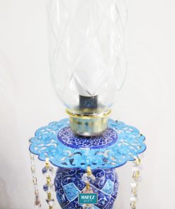 Persian Enamel, Minakari Electric Lamplight, White Heaven Design XL (2 PCs)