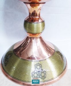 Persian Marquetry Khatam Kari, Candy Dish, Copper, Exclusive Design
