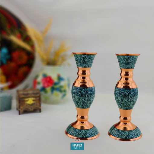 Persian Turquoise, Candle Holder Set, XS (2PCs) 