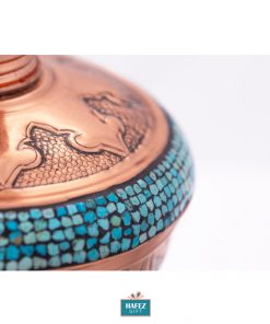 Persian Turquoise Electric Lamp Light, Prestige Design (2 Holders Set)
