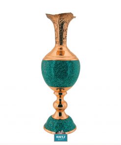 Persian Turquoise, Flower Vase, Continental Design 