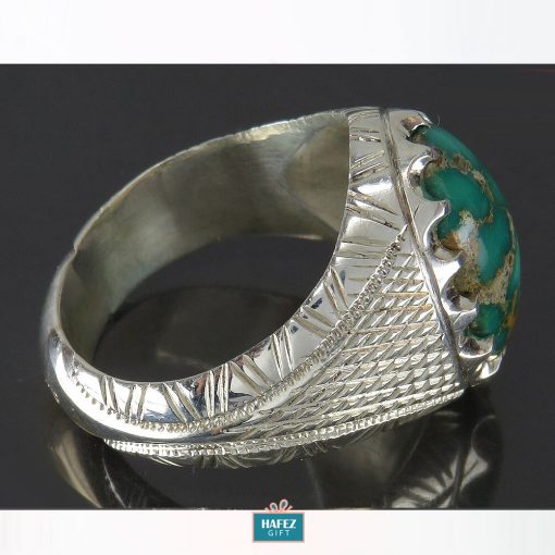 Silver Turquoise Ring, Glory Design