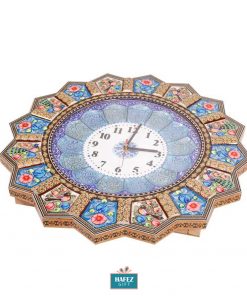 Handmade Minakari Wall Clock, Glory Design