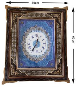Handmade Wall Clock, Minakari & Khatam-kari, Countess Design
