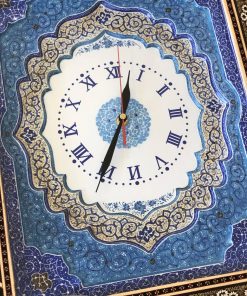 Handmade Wall Clock, Minakari & Khatam-kari, Countess Design