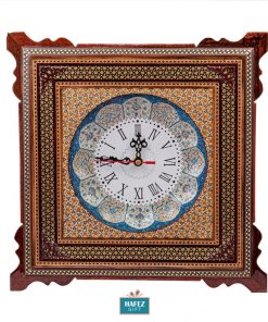 Khatam Kari Royal Wooden Wall Clock, Alex Design