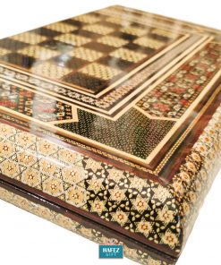Persian Marquetry Chess & Backgammon Board, Pure Design