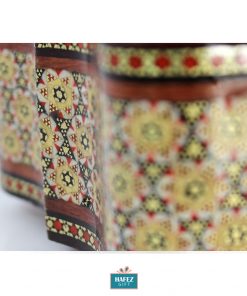 Persian Marquetry Khatam Kari Candy Box, Diamond Design