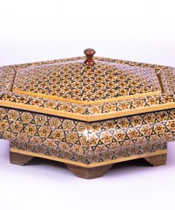 Persian Marquetry Khatam Kari Candy Box, Europe Design