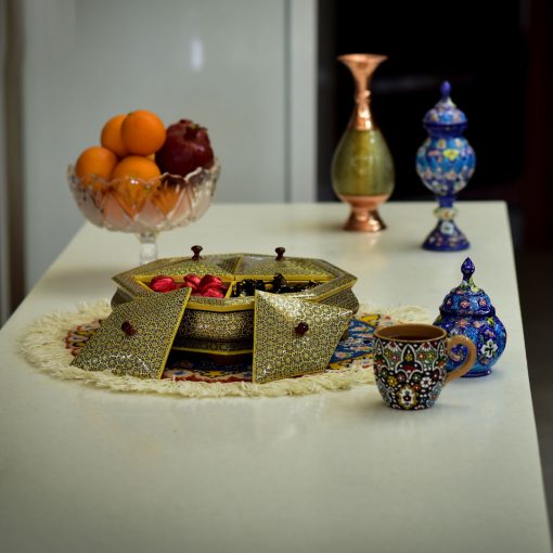 Persian Marquetry Khatam Kari Candy Box, Guest Design
