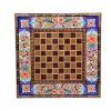 Persian Marquetry Khatam Kari Chess and Backgammon Board, Birds Design