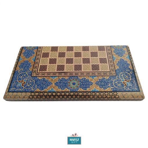 Persian Marquetry Khatam Kari Chess & Backgammon Board, Pure Dream Design