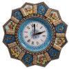 Persian Marquetry, Khatam Kari, Wooden Wall Clock, Queen Rose Design