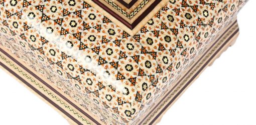  Persian Marquetry Khatam Kari Tissue Box Eastern Design