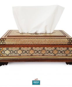Persian Marquetry Khatam Kari Tissue Box, Lux Design
