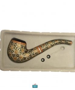  Persian Marquetry Khatam Kari Tobacco Pipe, Europe Design