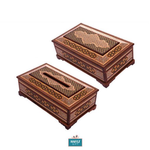 Persian Marquetry, Spoon & Fork Box and Tissue Box, Pro Design