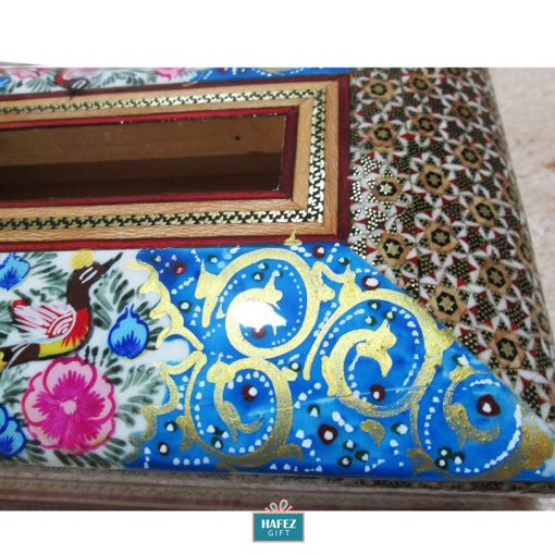 Persian Marquetry Tissue Box, Freedom Design