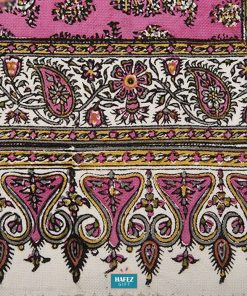 Persian Qalamkar, Tapestry, Tablecloth, Pink Design
