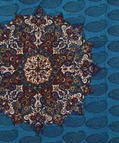 Persian Tapestry, Qalamkar, Tablecloth, Ocean Design