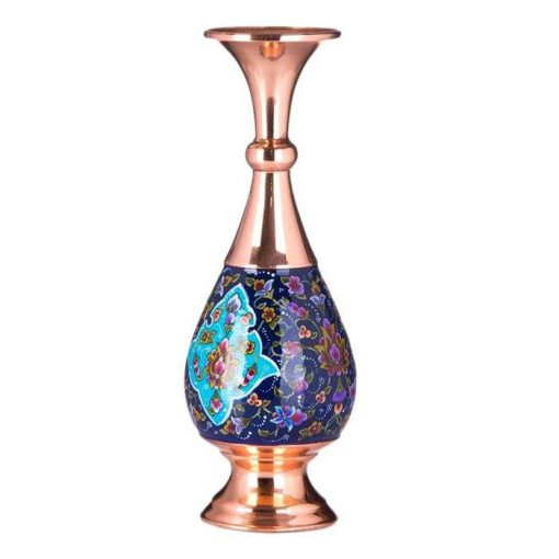 Persian Enamel Flower Pot, Painting Design