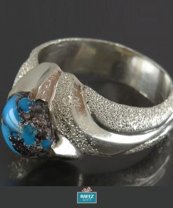 Silver Turquoise Ring, Bond Design