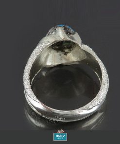 Silver Turquoise Ring, Bond Design