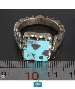 Silver Turquoise Ring, Quatro Design