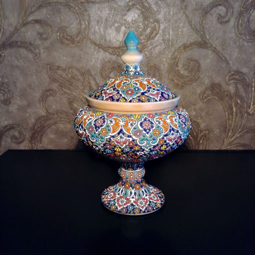 Enamel on pottery, Container, East Style