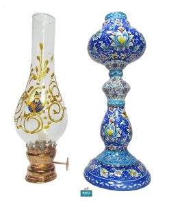 Minakari Persian Enamel, Lamplight Chamber Oil, King Design