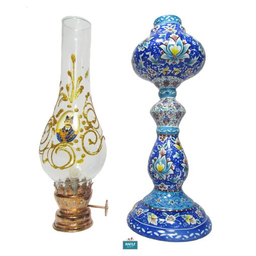 Minakari Persian Enamel, Lamplight Chamber Oil, King Design