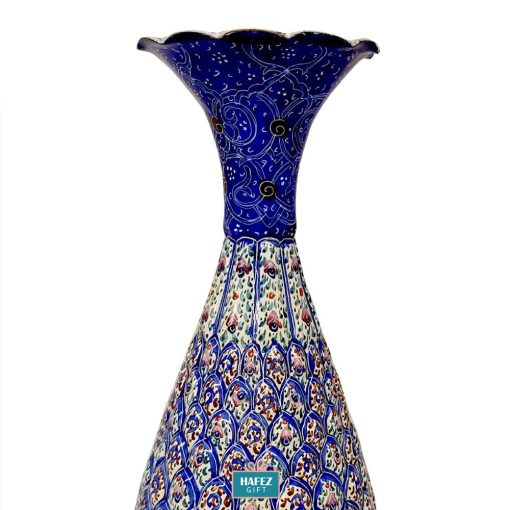 Minakari, Persian Enamel, Flower Pot, Eslimi Design