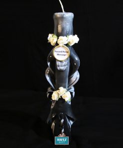 Hand Carved Candle, Passed Away Design (29 cm height)