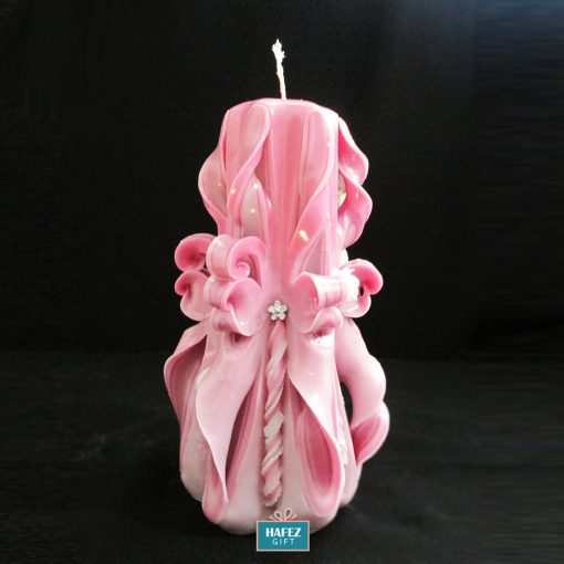 Hand Carved Candle, Passionate Design (20 cm height)