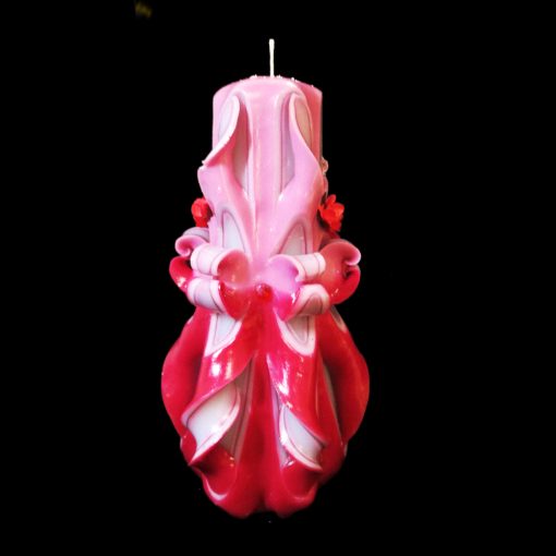 Hand Carved Candle, Passionate LOVE Design (20 cm height)