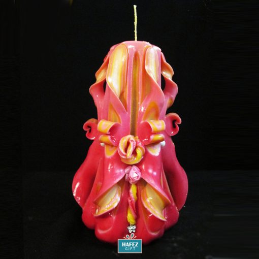 Hand Carved Candle, Valentine Design (20 cm height Second Design)