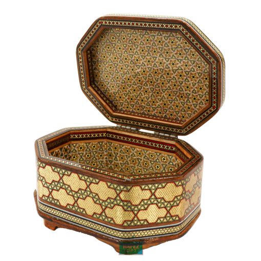 Persian Marquetry Jewelry Box, Lux Design