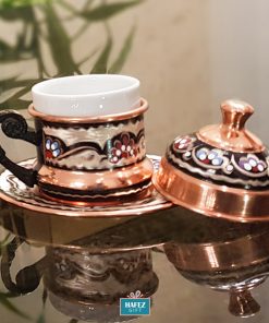 Minakari Persian Enamel, Coffee Serving Set