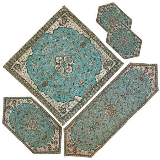 Termeh Luxury Tablecloth, Shah Design (5 PCs)