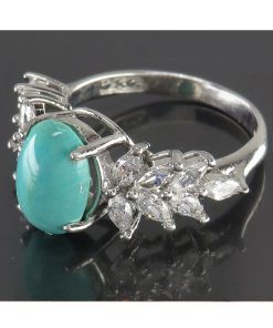 Silver Turquoise Ring, Rosalie Design