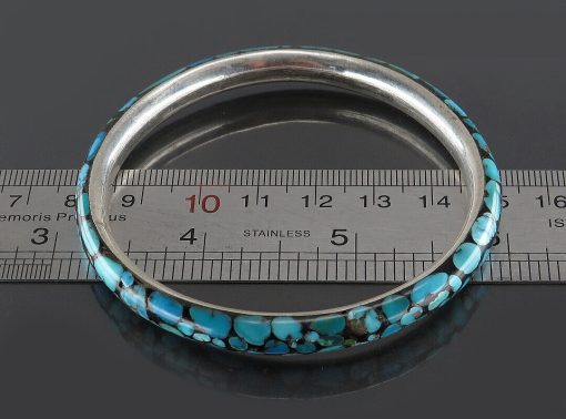 Silver Turquoise Bracelet, Nostalgia Design