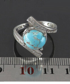 Silver Turquoise Ring, Maria Design