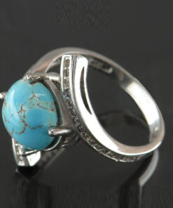 Silver Turquoise Ring, Maria Design